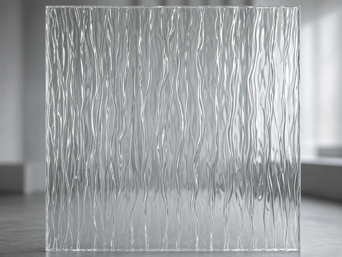 Original digital concept rendition for Rivuletta decorative glass