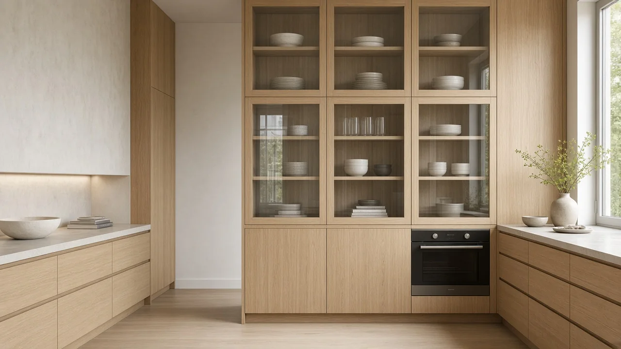 AI-generated concept visualization for Cabinet Glass