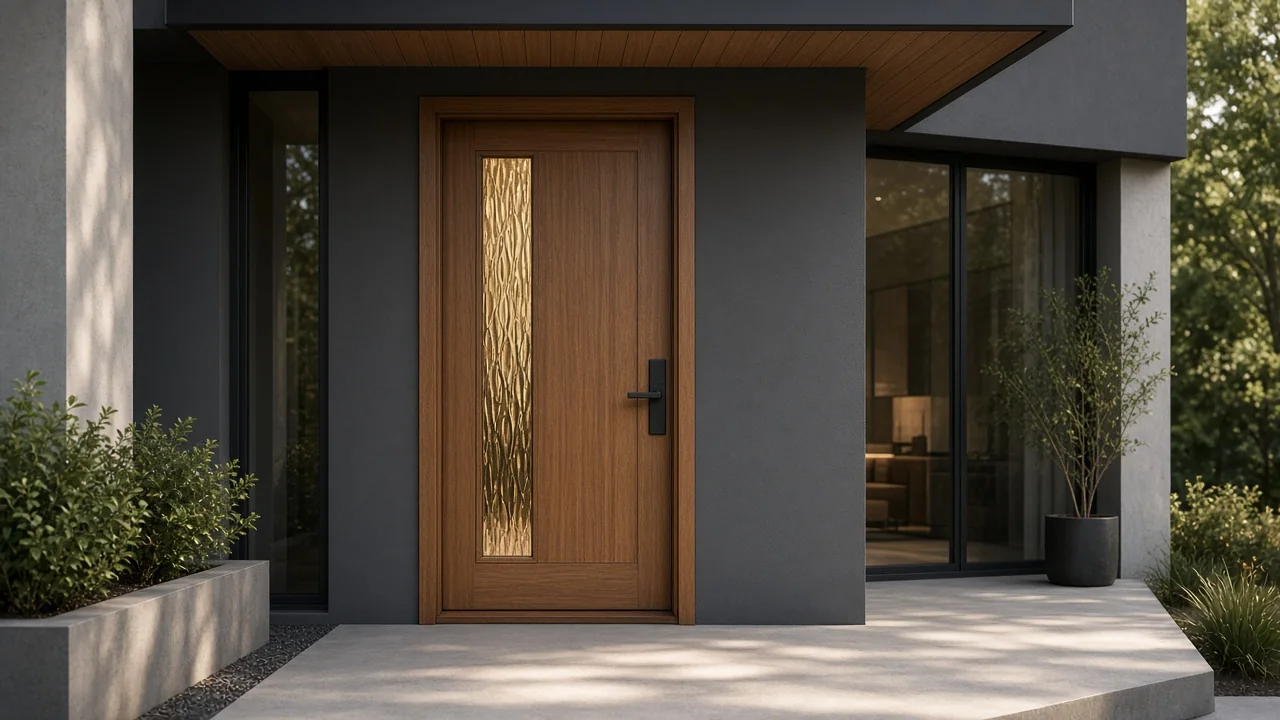 AI-generated concept visualization for Door Glass Inserts