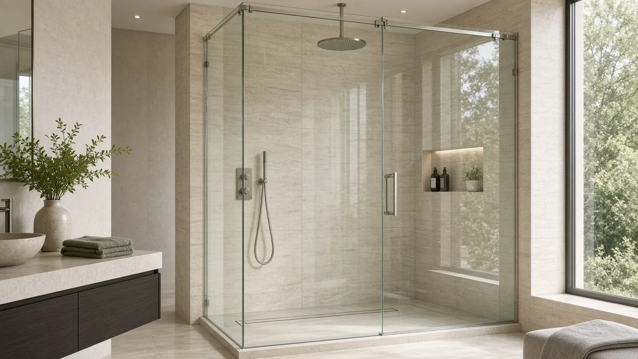 AI-generated concept visualization for Shower Doors